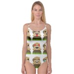 Groundhog Emojis Camisole Leotard 