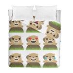 Groundhog Emojis Duvet Cover Double Side (Full/ Double Size)