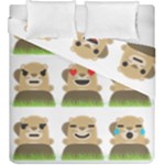 Groundhog Emojis Duvet Cover Double Side (King Size)