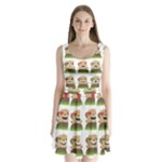 Groundhog Emojis Split Back Mini Dress 