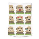 Groundhog Emojis Small Tapestry