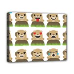 Groundhog Emojis Canvas 10  x 8  (Stretched)