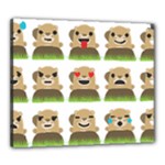 Groundhog Emojis Canvas 24  x 20  (Stretched)