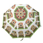 Groundhog Emojis Folding Umbrella