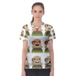 Groundhog Emojis Women s Sport Mesh Tee