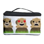 Groundhog Emojis Cosmetic Storage Case