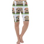 Groundhog Emojis Cropped Leggings 