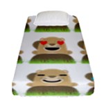 Groundhog Emojis Fitted Sheet (Single Size)