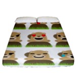 Groundhog Emojis Fitted Sheet (California King Size)