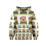 Groundhog Emojis Kids  Pullover Hoodie