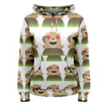 Groundhog Emojis Women s Pullover Hoodie