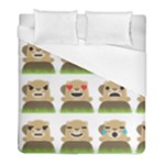 Groundhog Emojis Duvet Cover (Full/ Double Size)