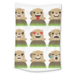 Groundhog Emojis Large Tapestry