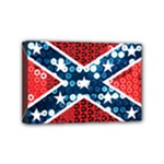 sequin confederate flag Mini Canvas 6  x 4  (Stretched)