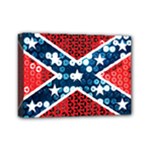 sequin confederate flag Mini Canvas 7  x 5  (Stretched)