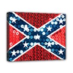 sequin confederate flag Canvas 10  x 8  (Stretched)