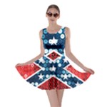 sequin confederate flag Skater Dress