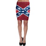 sequin confederate flag Bodycon Skirt