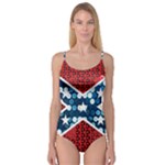 sequin confederate flag Camisole Leotard 