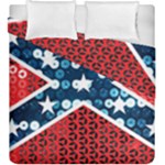 sequin confederate flag Duvet Cover Double Side (King Size)