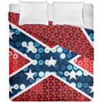 sequin confederate flag Duvet Cover Double Side (California King Size)