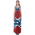 sequin confederate flag Empire Waist Maxi Dress