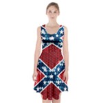 sequin confederate flag Racerback Midi Dress