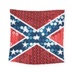 sequin confederate flag Square Tapestry (Small)