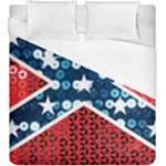 sequin confederate flag Duvet Cover (King Size)