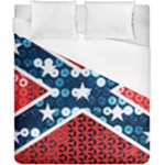 sequin confederate flag Duvet Cover (California King Size)