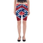 sequin confederate flag Yoga Cropped Leggings