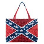 sequin confederate flag Medium Tote Bag