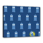 glitter tardis Canvas 20  x 16  (Stretched)