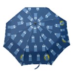 glitter tardis Folding Umbrella