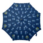 glitter tardis Hook Handle Umbrella (Medium)