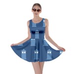 glitter tardis Skater Dress