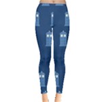 glitter tardis Leggings 