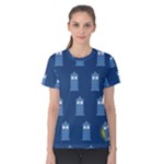 glitter tardis Women s Cotton Tee