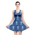 glitter tardis Reversible Skater Dress