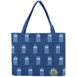 glitter tardis Mini Tote Bag