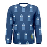 glitter tardis Men s Long Sleeve Tee