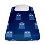 glitter tardis Fitted Sheet (Single Size)