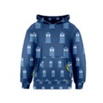 glitter tardis Kids  Pullover Hoodie