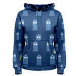 glitter tardis Women s Pullover Hoodie