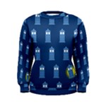 glitter tardis Women s Sweatshirt