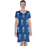 glitter tardis Short Sleeve Nightdress