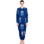 glitter tardis OnePiece Jumpsuit (Ladies)