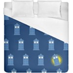 glitter tardis Duvet Cover (King Size)