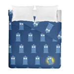 glitter tardis Duvet Cover Double Side (Full/ Double Size)