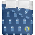 glitter tardis Duvet Cover Double Side (King Size)